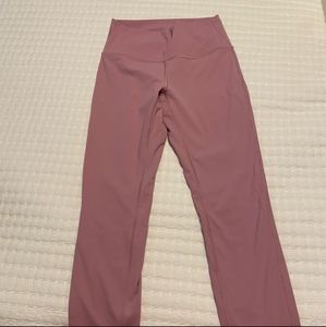 Lululemon Wunder Under Leggings 25” Pink Taupe